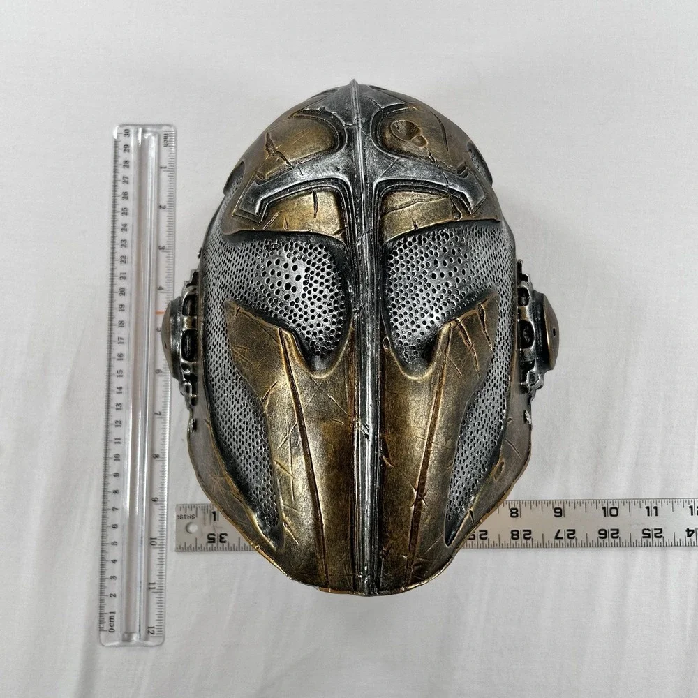 Roman Empire Knight Templar Mask Halloween Cosplay Prop Full Face Resin Masks